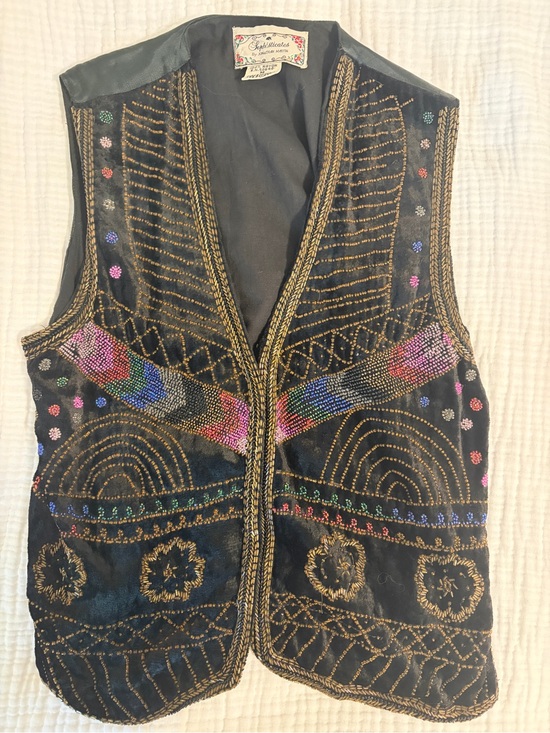 jonathan martin Tops - Vintage Embroidered Beaded Vest by Jonathan Martin